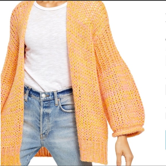 Free People Home Town Slouchy Cardigan Sweater - Picture 3 of 16